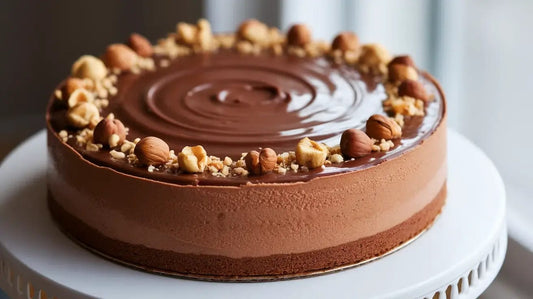 Dark Chocolate Hazelnut Cheesecake