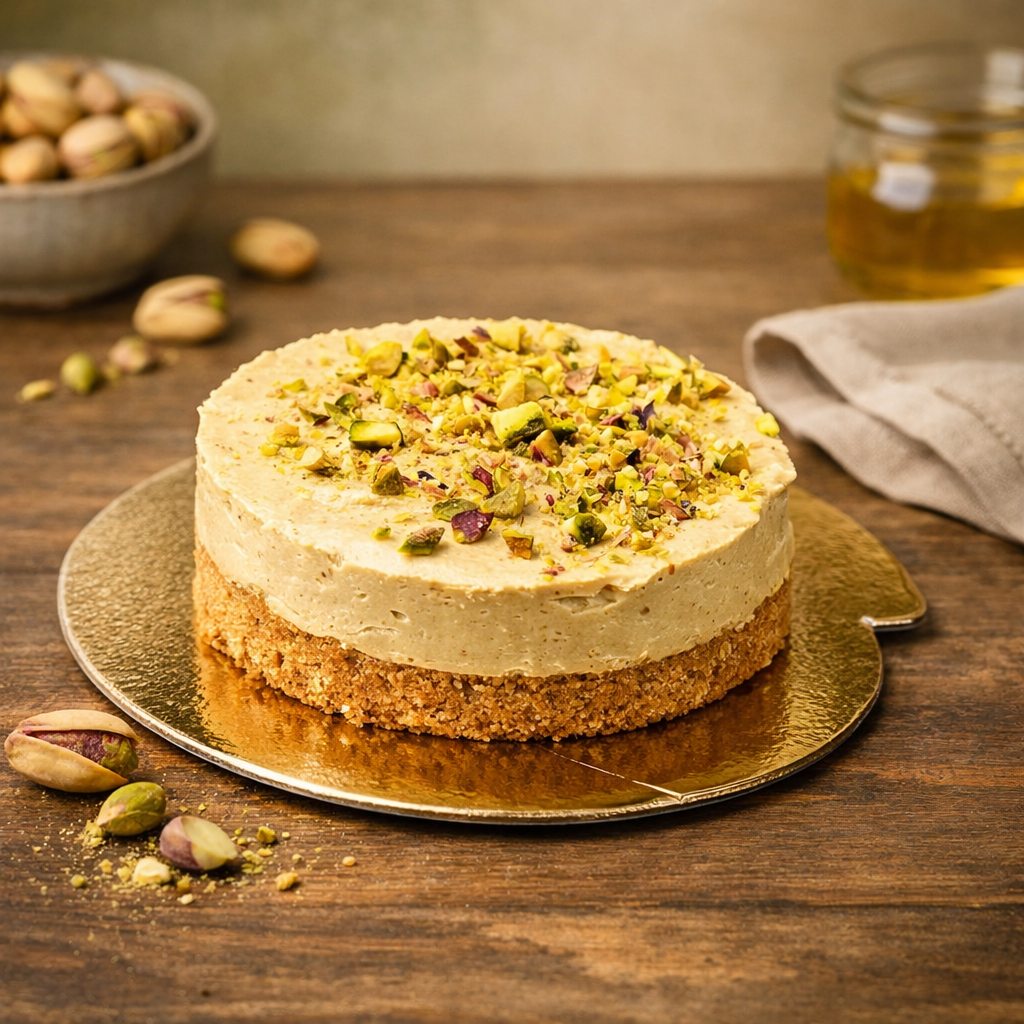 Golden Moon Mousse Cake