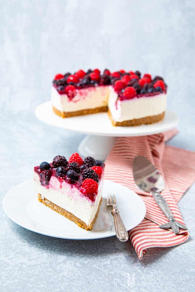 Wild Berry Vanilla Cheesecake